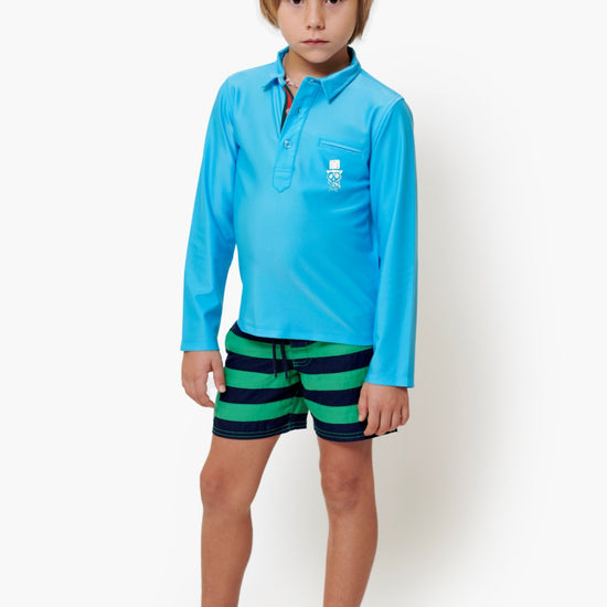 stylish rashguard for kids UPF50+ rated fabric