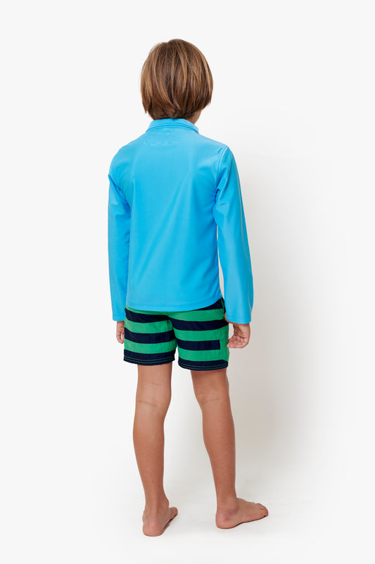 smart kids sun protective swim shirt UPF50+