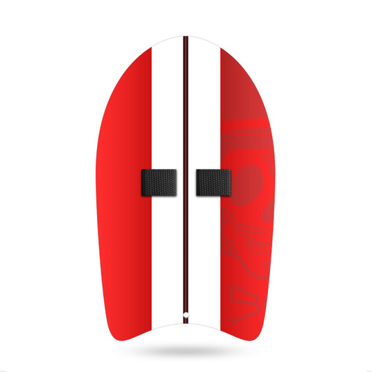 Bodysurfing hand board classic red