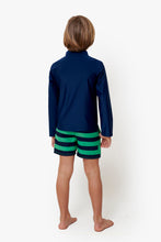 Charger l&#39;image dans la galerie, kids fashion sun protective long sleeves mariine blue
