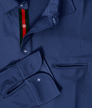 Charger l&#39;image dans la galerie, marine blue long sleeves upf protective swim wear
